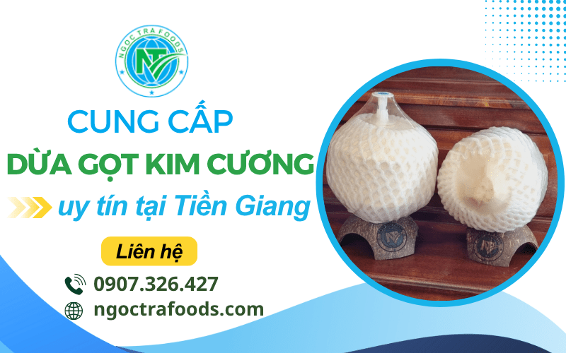 dừa gọt kim cương