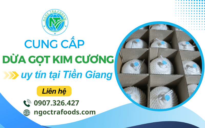 dừa gọt kim cương