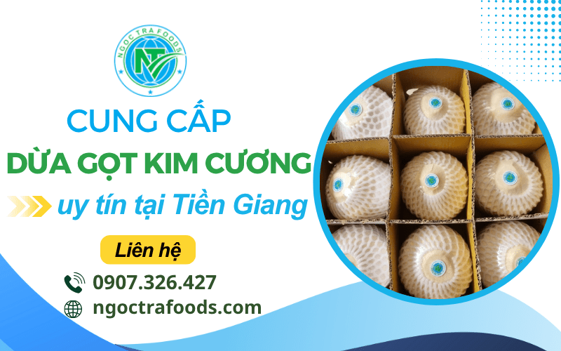 dừa gọt kim cương